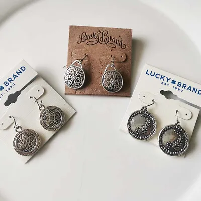 New 3Pairs Lucky Brand Drop Dangle Earrings Gift Vintage Women Party Jewelry • $11.99