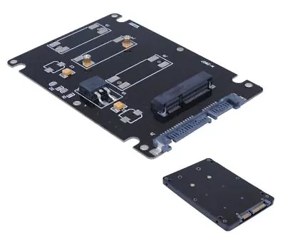 Mini PCI-E MSATA SSD To 2.5  SATA Hard Disk Enclosure Case Converter Adapter • $9.90