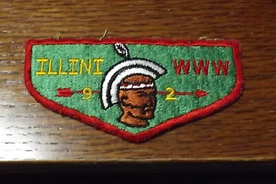 Boy Scout Patch Oa Flap Lodge 92 Illini • $6