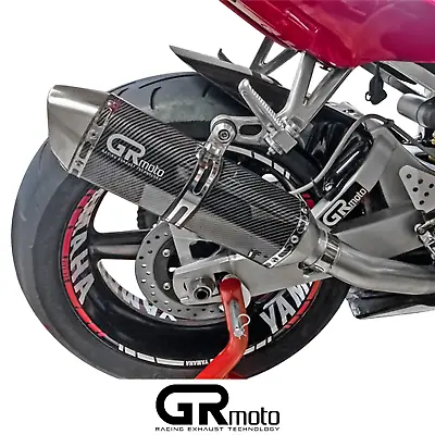 Exhaust For YAMAHA YZF-R6 1998 1999 2000 2001 2002 GRmoto Muffler Carbon • £229.99