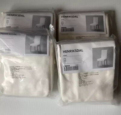 Ikea Henriksdal Gobo X4 Chair Covers 100% Cotton - Covers Only • $80