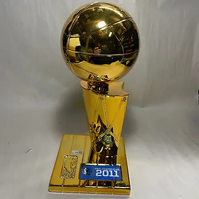 Dirk Nowitzki Dallas Mavericks Signed 2011 NBA Finals Champions Replica Trophy • $349.99