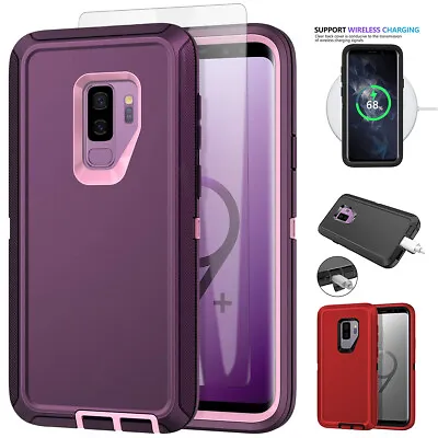 For Samsung S9/S9 Plus Case Heavy Duty Rugged Shockproof Cover +Screen Protector • $11.99