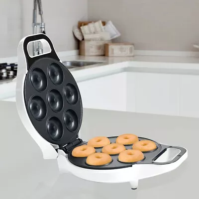 Nonstick Mini Donut Maker Machine For At-Home Doughnuts (White) • $24.06