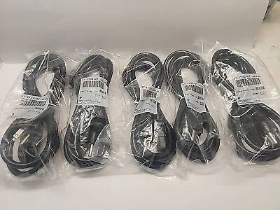 5 COUNT BRAND NEW Cisco 37-1132-01 Notched Power Cord 13A 8ft 3 X 16awg • $27.95