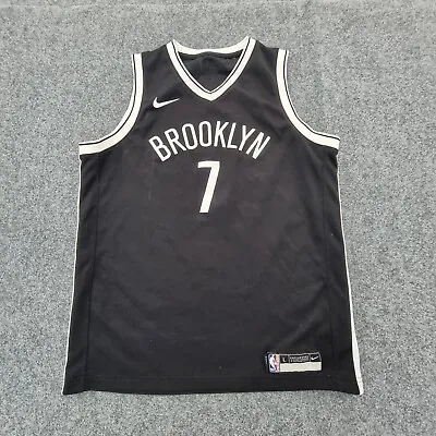 Brooklyn Nets Jersey Kids LARGE Black DURANT Swingman Basketball Nike NBA • $34.92