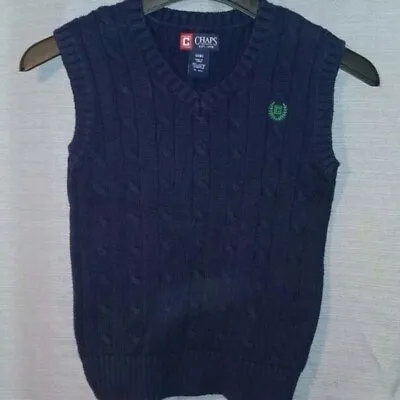 Chaps Sweater Vest Boys Size S (8) • $18
