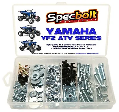 YAMAHA YFZ 450 ATV Bolt Kit YFZ450 Quad SPECBOLT Fasteners Plastic Body Engine • $36.99