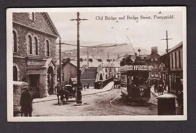 £12 • Buy Wales Glamorgan PONTYPRIDD Bridge St Tram #19 C1900s Real Photo Postcard Brookes