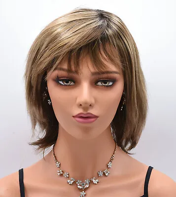 JASMINE Wig By ENVY Toasted Sesame Mono Top *CLEARANCE!* Bob With Bangs • $151.20