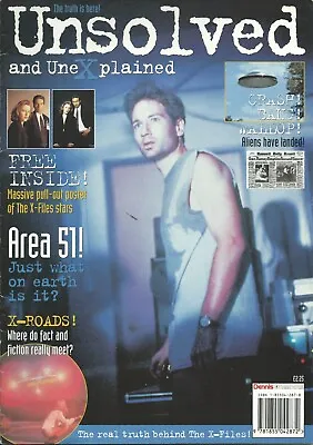 X-Files Magazine: Unsolved & Unexplained UFO's + Posters 1997 Ⓧ • £4