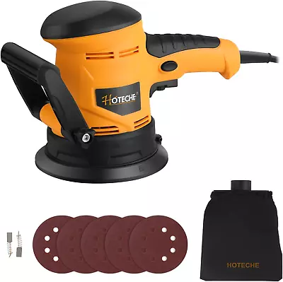 Random Orbital Sander 3.8-Amp/450W 5-Inch Variable Speed Palm Power Sander 1400 • $51.99