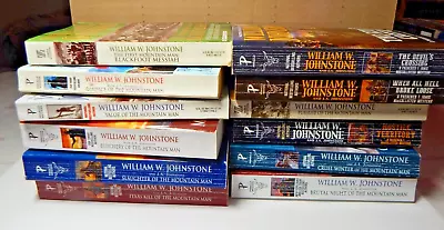 William W. Johnstone/J.A. Johnstone  Lot Of 12 Western Paperbacks Various Series • $11