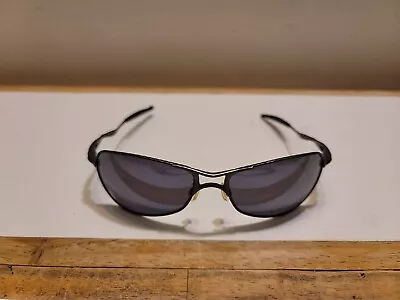 Frames Only! Original Oakley Crosshair 1.0 Matte Black Sunglasses Aviator • $79.99