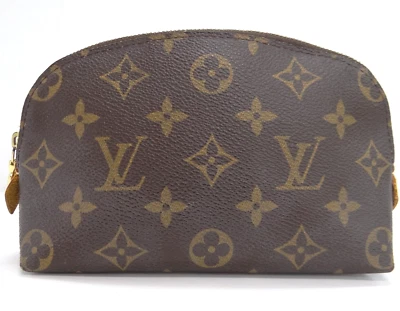 £151.89 • Buy LOUIS VUITTON Pochette Cosmetic Pouch PM M47515 Monogram Brown 72190582100 H