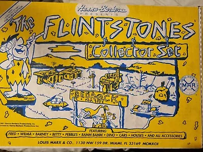 Vintage Marx Flintstones Collector Set No 4673 Opened  But Bags Still Sealed • $198.92