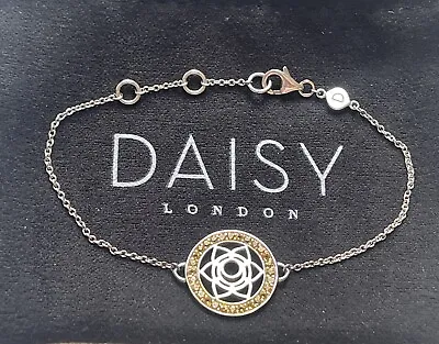 Daisy London Jewellery Silver 925 Stones SACRAL CHAKRA Chain Bracelet ~ New • £49.99