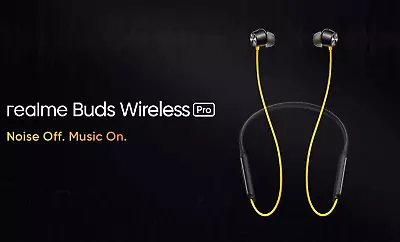 REALME BUDS WIRELESS PRO • Active Noise Cancellation •Low-Latency • Music Gaming • $59.90