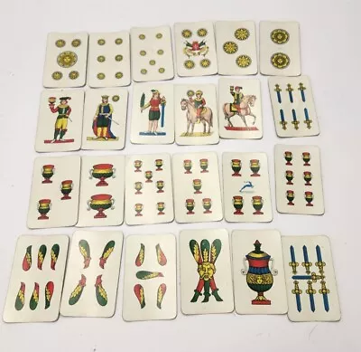 24 Vintage MODIANO Napoletano  Trieste Playing Cards Poker Game Italy • $6.11