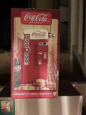 Coca Cola Vending Machine Cookie Jar 2001 New In Box • £19.55