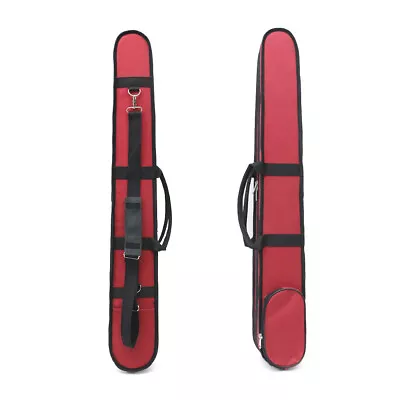 New Upright Double Bass Bow Red Case Hold 2 Bow Bag For German  Bass Bow Cases • $49.89