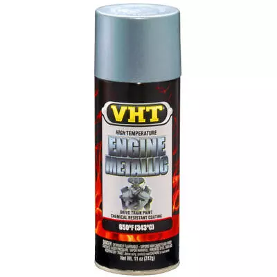 VHT Paint SP403; Engine Metallic 11oz Aerosol Flat Titanium Silver Blue 650deg • $20.94