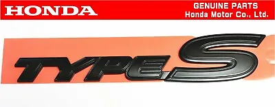 HONDA GENUINE S2000 AP1 AP2 Rear TYPE-S BLACK Emblem Badge OEM • $35