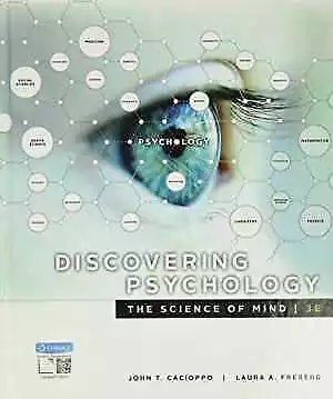 Discovering Psychology: The Science Of - Hardcover By Cacioppo John T.; - Good • $17.20