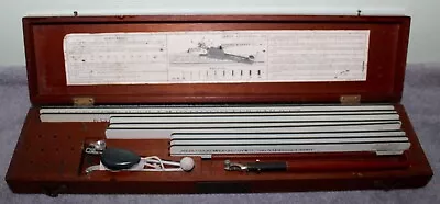 Keuffel & Esser Leroy Lettering Set Wood Case Used During Wwii Ft Sumpter • $99.99