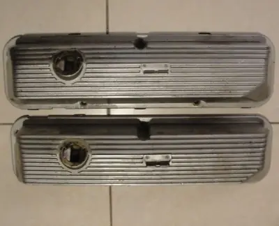 1969 1970 FE 428 CJ Valve Covers Cobra Jet Aluminum Fin GT 350 500 Shelby R Code • $650