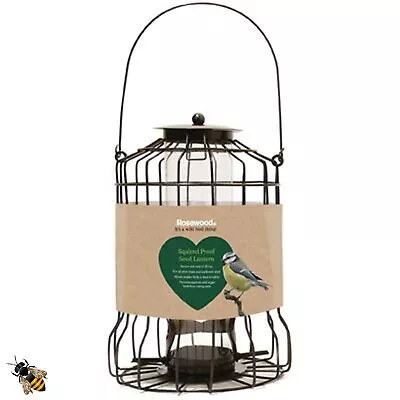 £9.99 • Buy Bird Feeder Seed Squirrel Proof Garden Lantern Hanger Wild Outdoor
