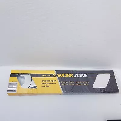 Workzone Swedish Double Open End Spanner Set 2Pce Chrome Vanadium Steel 21 + 30 • $29.90