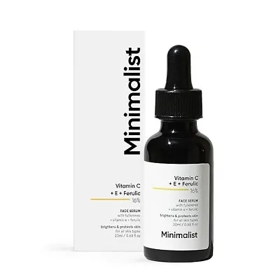 Minimalist 16% Vitamin C Face Serum With Ferulic Acid For Glowing Skin 20ml FS • $16.80