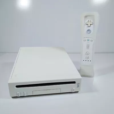 Nintendo Wii Console + Genuine WiiMote Controller Motion Plus Adaptor - Working • $74