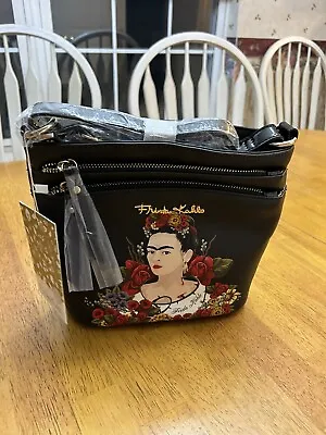 Frida Kahlo Flower Self Portrait Shoulder Crossbody Women’s  Purse  NWT • $35