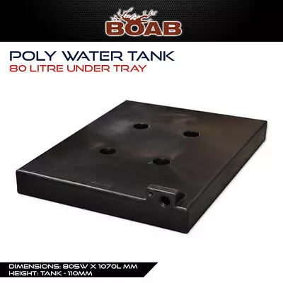 $428.99 • Buy Poly Water 80 Lt Tank Under Tray Ute Utility 4X4 4WD Offroad Touring Camping