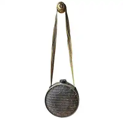 Oasis 2 QT Wool Covered Metal Canteen Vintage Wool Hiking/Camping • $19.99