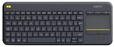 LOGITECH - K400 Plus Wireless Touch Keyboard Black • $183.65