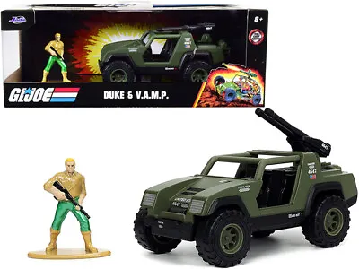 $18.19 • Buy V.A.M.P. Olive Green And Duke Figurine  G.I. Joe  1/32 Diecast Model Car