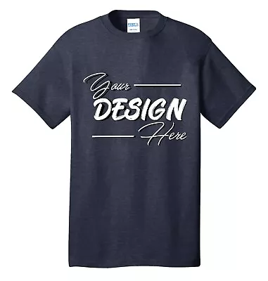 Ink Stitch Unisex Design Your Own Custom Printed Cotton T-shirts • $17.99