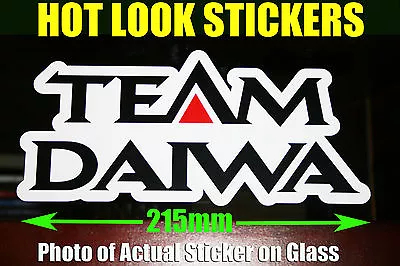 Team Daiwa Reel Rod Sticker Vinyl Decal For Boat Fishing Dinghy Tackle Box • $5.99