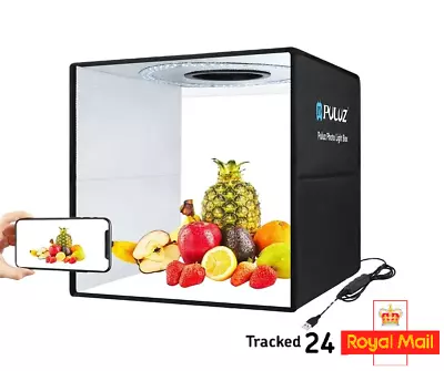 PULUZ 30 / 40cm Portable LED Photo Light Box Tent Photo Cube Studio Photography • £9.12