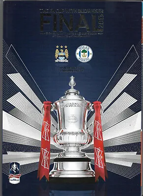 2013 FA Cup Final - WIGAN ATHLETIC V. MANCHESTER CITY (+ Original Teamsheet) • £5.99