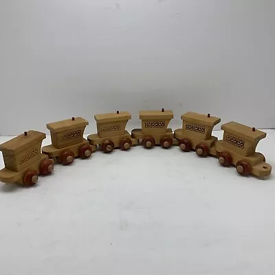WOOD TOY TRAIN VINTAGE . HANDMADE IN VERMONT. USA Preowned • $12