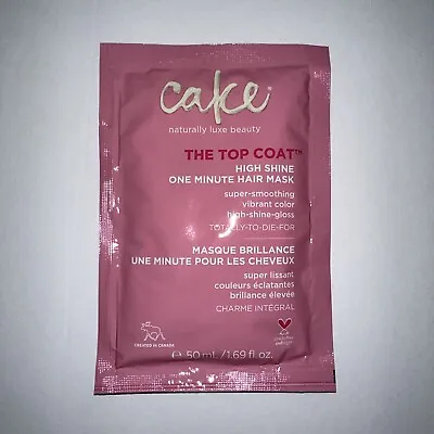 Cake Beauty The Top Coat One Minute High Shine Hair Mask 1.69 Ounce • $7.99