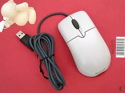 Genuine Microsoft Wheel Optical 1.1a USB Mouse White • £23.95