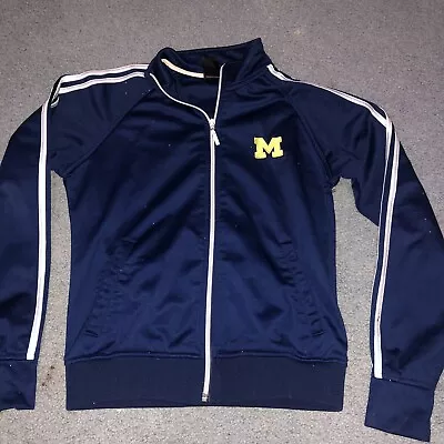 Adidas U Of M University Of Michigan Size Small Zip Down Jacket • $8