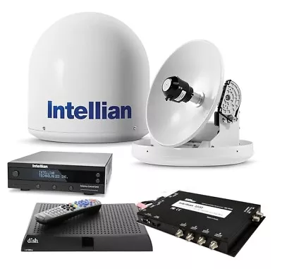 Intellian I2 B4-i2DNSB Marine Satellite HT TV With MIM For Dish Network & Bell • $1999.95