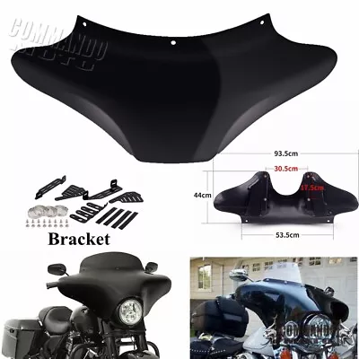 Batwing Fairing & Mount Kit For Harley Softail Fatboy FLSTF Road King 1994-2022 • $371.14