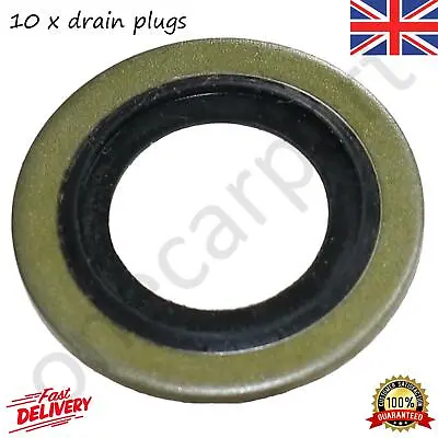 £4.73 • Buy 10x Sump Oil Drain Plugs Washer Seal 24 X 16mm Fits Ford C-Max, Focus, 2003 On